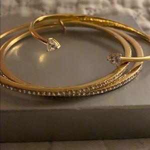 Nordstrom Gold tone bangles